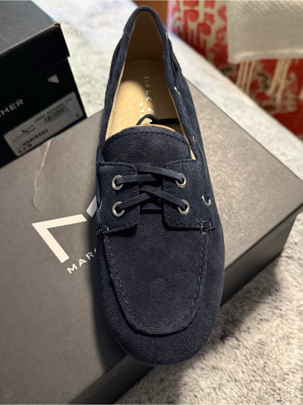 Marc Fisher Uleena Loafer - Medium Blue